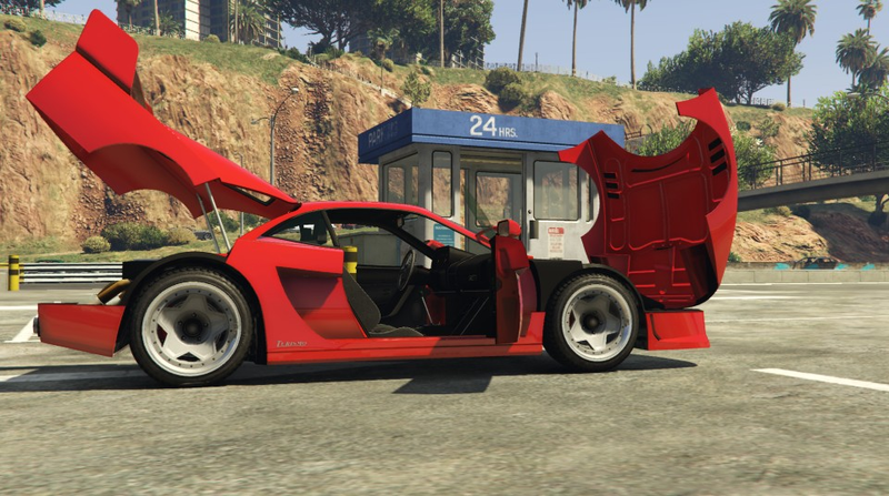 Grotti Turismo Classic; opened up.